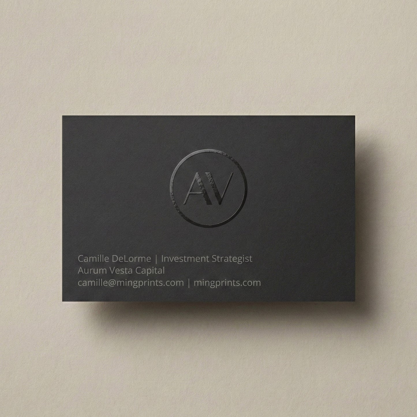 Spot UV Business Cards